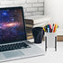 Pencil Holders & Pen Holders for Desk,Ceramic Pen Holders with Black Metal Bracket for Women, Desktop Stationery Organizer Table Makeup Brush Holder by Pgyeb