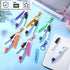 Sherr 25 Sets Mini Highlighter Nurse Pens, Retractable Shuttle Pens, Highlighter Pen, Nursing Keychain