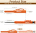 Hiboom 2 Pack Carpenter Pencils, Long Nose Mechanical Pencil Marker, 18 Refills, Scribe Tool