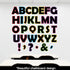 Qyeahkj 300 PCS Large 7" Font Bulletin Board Letters, Black with Rainbow Neon Decoration Border for Classroom Decor