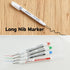 Zhhanhanw 10 20MM Pcs Long Head Deep Hole Marker Pens,Multi channel long pointed deep hole marking pen,Waterproof fast