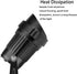 5W 110V Lemonbest LED Landscape Up Down Light White LED Decorative Spotlight Lamp with Plug for Indoor Outdoor Yard