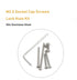 binifiMux 160pcs M2.5 Hex Socket Cap Screws, Self Locking Nuts Assortment Kit with Wrench, Silver 304 Stainless Steel
