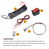 MECCANIXITY Electrical Circuit Experiment Set, DIY Materials, 10Pcs 1.5V E10 Bulbs, Battery Case, Button Switch, Lamp