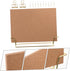 STOBOK 1 Set Cork Board Display Stand, Photo Desktop Display Items with Cork Framed Bulletin Board Bracket
