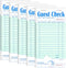 Darcvds 5 Pack Guest Check Books, Server Note Pads for Restaurant, Green Waiter