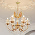 3.46X3.46X0.59in Homoyoyo Antique Style Cast Brass Canopy Light Cover Plate with Chandelier Hook