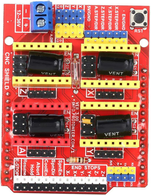 TANIQIACA 3D V3 3pcs A4988 0.8 Printer CNC Engraver Expansion Board with Driver Modules, Compatible with GRBL Firmware