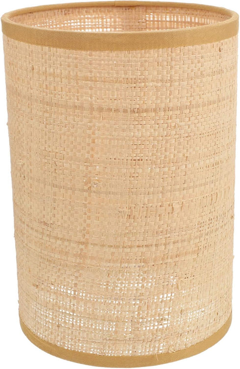 Kichvoe Rattan Woven Lamp Shade 8.07X5.51X5.51In for E14 E27 Table and Floor