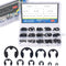 Glarks 300-Pieces Black Alloy Steel E-Clip External Retaining Ring Washer Assortment Set