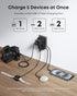 Anker 5-Port 1 2-Pin 2 2 20W, 200+ Countries, (1-Pack) Nano Travel Adapter, Power Adapter with AC, USB A, USB C
