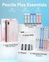 Four Candies Mechanical Pencil Set with Case, 6PCS Aesthetic Mechanical Pencils 0.5 & 0.7mm with 360PCS HB Lead Refills, 3PCS Erasers, 9PCS Eraser Refills for writing, drawing and sketching by Four Candies