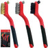 TAKAVU Small Wire Brush Set, 3 Different Types Brush, Brass - Stainless