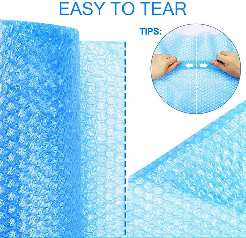 packbabol Bubble Cushioning Wrap Rolls 2-Pack, 12 Inch x 72 Feet 3/16" Air Bubble, Moving Wrap for Packing, Moving