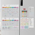 Hivillexun Magnetic Dry Erase Calendar Whiteboard Set (5-Pack) - Family Organization Tools with Markers & Eraser