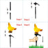 Solar Chicken Lights, Decorative Outdoor Chicken Statue Solar Light for Garden Decor