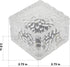 (3 Packs) JKIMK Solar Brick Lights - Outdoor Waterproof Patio & Garden Decor for Patio, Yard, Walkway, Pathway