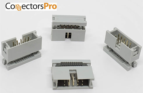 Pc Accessories - Connectors Pro 10-Pack 2X5 10P Dual Rows 2.54mm 0.1" Pitch Shrouded IDC Male Header Connectors