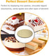4 Pack Cake Boards, Golden Round Cake Circles, 10 Inch Cake Base Cardboard for Baking Cake, Gold