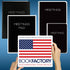 BookFactory Meeting Notebook/Meeting Book for Work - Black, 120 Pages (Ruled Format), 8.5in x 11in, Wire-O Bound