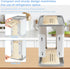 ZLHETWT 1700ml Breastmilk Freezer Organizer, Clear Freezer and Fridge Organizer Bins Reusable Breast Milk Storage Tower