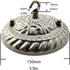 ZYAMY Ceiling Light Plate Lamp Base with Opening Hook and Embossed Pattern Pendant Lighting Accessories with Matching