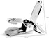 Buyless Fashion 1” Heavy Duty Metal Clips - For Suspenders, Pacifiers, Bib Clips, Toy Holder, or Mitten Clips, 12 Clips