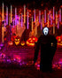 20 480 Flacchi Halloween Lights Outdoor Tubes LED Raindrop Meteor Shower Icicle Lights with Timer Function Cascading
