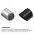 MECCANIXITY Non-Insulated Copper Wire Crimp Connector Terminals, 8 AWG with PVC Heat Shrink Tubing, Pack of 5