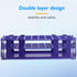 5 Pcs Test Tube Rack, 40 Holes Plastic Holder, Detachable Tube Rack, 20mm Large Centrifuge