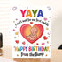 Moonlit93 Yaya - I Can't Wait For Our First Cuddle Happy Birthday From The Bump! Card - Ideas Birthday Card For Yaya
