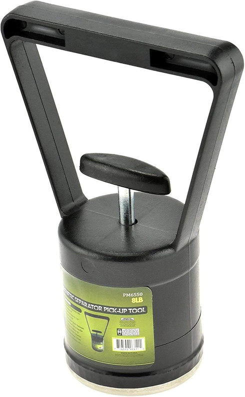 ASR Outdoor Gold Panning Portable Compact 8lb Magnetic Pickup Tool with Quick Release Rubber Handle - Black by ASR Outdoor