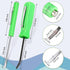 Zhehao 8 Pieces Pocket Magnetic Screwdriver Mini Slotted Head Magnetic Screwdriver with Pry Bar Set Pocket Clips for Home Office Car Gadgets Repair Tools Mechanics Electricians Technicians, Green by Zhehao