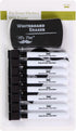 Mr. Pen Magnetic Dry Erase Markers, 8 Pack with 1 Eraser, Fine Tip Black Dry Erase Markers with Magnet