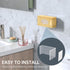 NiHome Clear Wall-Mounted Acrylic Glove Box Holder Dispenser for Bathroom, Kitchen, Lab, Salon Use - Easy to Install