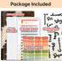 Budget Binder, Cute A6 Money Saving Binder with Zipper Envelopes, PU Leather Organizer for Cash and Expenses