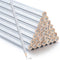 48 Packs Metallic Silver Welders Pencil, Hex Pencil Marking Tools for Welders, Plumbers, Carpenters, Office, School