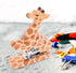 SEWACC Animal Stapler, Giraffe Desktop Stitcher, Wooden Portable Hand Held Stapler for School Office