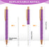 Handepo 20 Pcs Christmas Glitter Retractable Click Ball Pens - 1.0mm Medium Point - 20 Pcs Replacement Refills