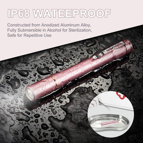 LUMINTOP IYP365 LED Penlight, Super Bright Nichia LED Aluminum Alloy Light, IPX-8 Waterproof, 3 Modes, 2AAA Battery