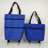 Amaping Shopping Grocery Bag with Wheels Rolling Tote Bag Carry on Luggage Bag Reusable Shopping Bags Travel Bag Duffel
