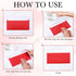 TaoBary 200 Pcs #10 Red Envelopes, Self Adhesive Business Envelopes for Cash, Office Checks & Letter Mailing