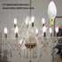 E12 Bulb 6W E12 Bulb 60 4000K AC120V 600LM Dimmable B11 Pack 6 Frosted led Equivalent Candelabra watt Daylight Matt