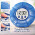 SPYMINNPOO Setting Case with Alarm, Up Voice Reminders for Medication Times Dispenser Reminder Alarm (Blue)
