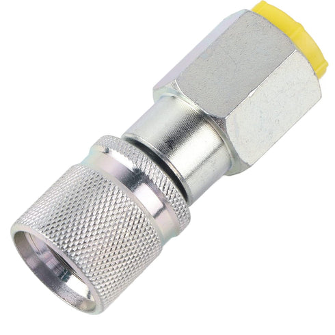 Hydraulic Test Adapter G1/4 for Lab Pumps, M16x2 Thread Pressure Test Point Coupling for Hydraulic System Detection