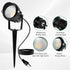120V 5.9 3 Pack Outdoor Landscape Spotlights, LED Spot Light Waterproof for Garden and Yard Up Lighting, Warm Light
