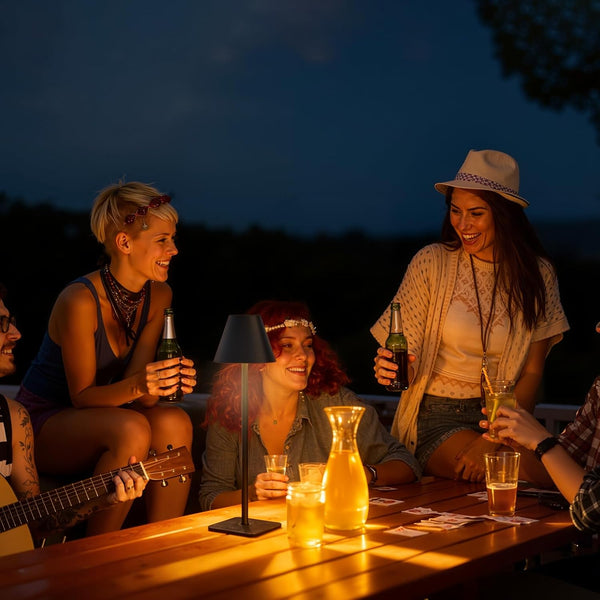 3000mAh Dimmable, Portable Cordless Table Lamp, Rechargeable Battery-Powered Lighting, Suitable for Dining Room