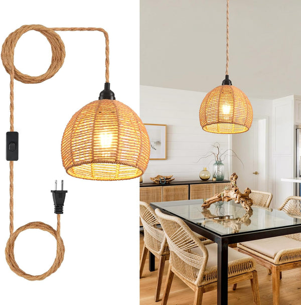 KENMI Farmhouse Pendant Lighting,Chandelier Industrial Pendant Light, Modern Kitchen Island Lights Fixtures Ceiling