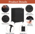 Klmnop 25" 19" 40" AV Cart Cover, Utility Rolling Cart Dust Protection Cover for Metal AV Carts & Media Carts, Foldable