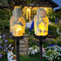 YZYOE 2 Packs of Solar Angels Children's Floor Lamps, Garden Decoration Resin Cute Little elf Lamps,Wireless Twilight